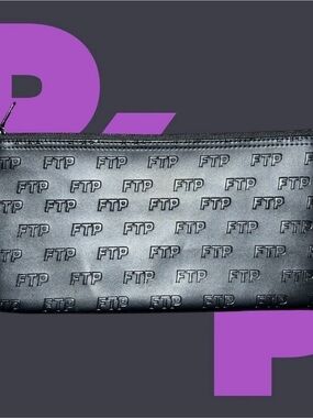FTP Debossed All Over Money Bag